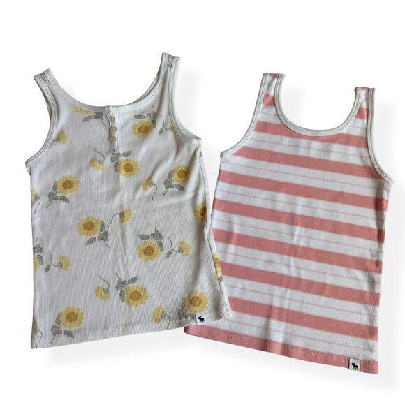 Abercrombie Kids Girls Tanks Tops Bundle 7/8 - Picture 1 of 15